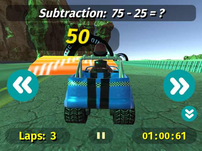 ‎Math Racing 2 Pro Screenshot