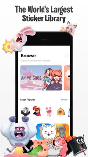 moji™ stickers pics text mood iphone screenshot 1
