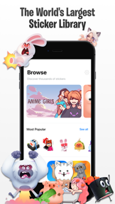 Moji™ Stickers Pics Text Mood screenshot