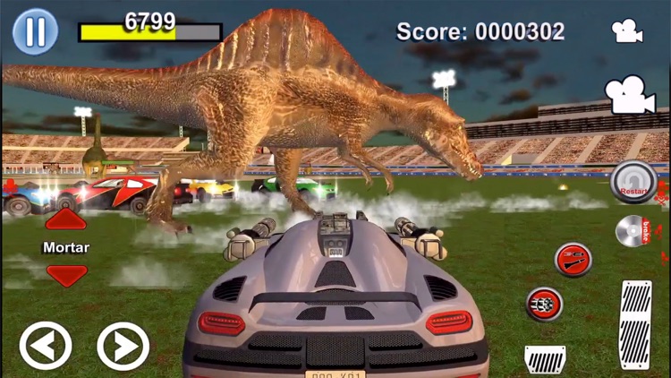 Dino Car Battle-Driver Warrior screenshot-7