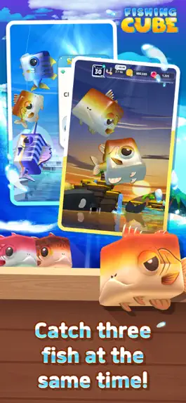 Game screenshot Fishing Cube apk