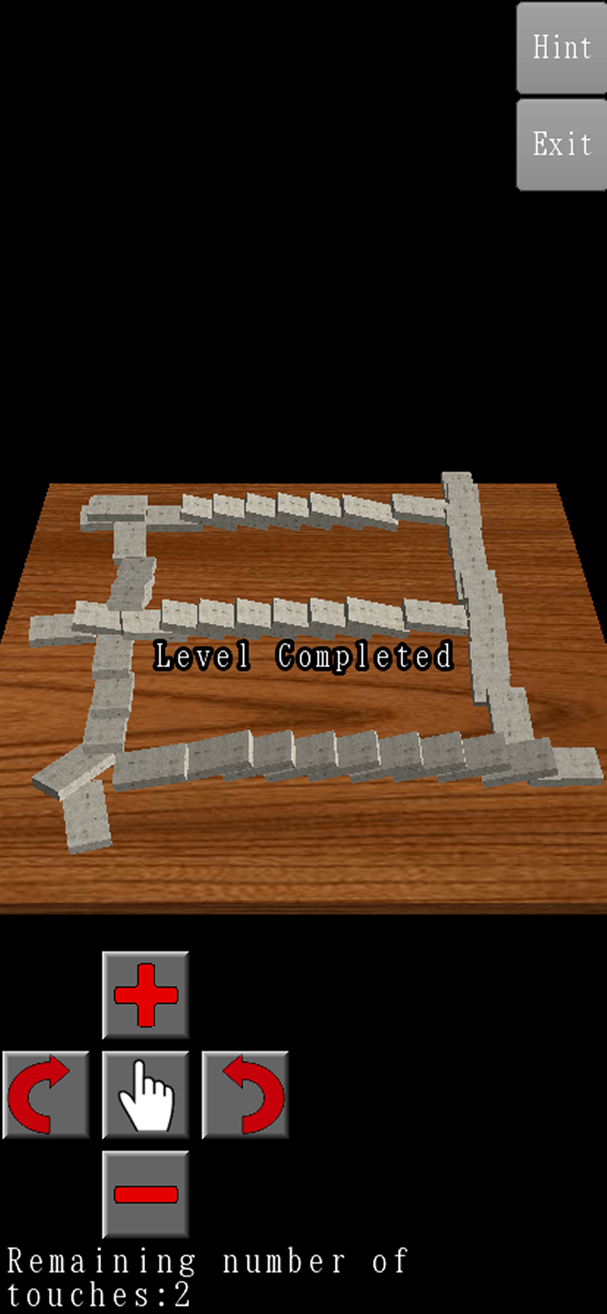 3D Dominoes Toppling