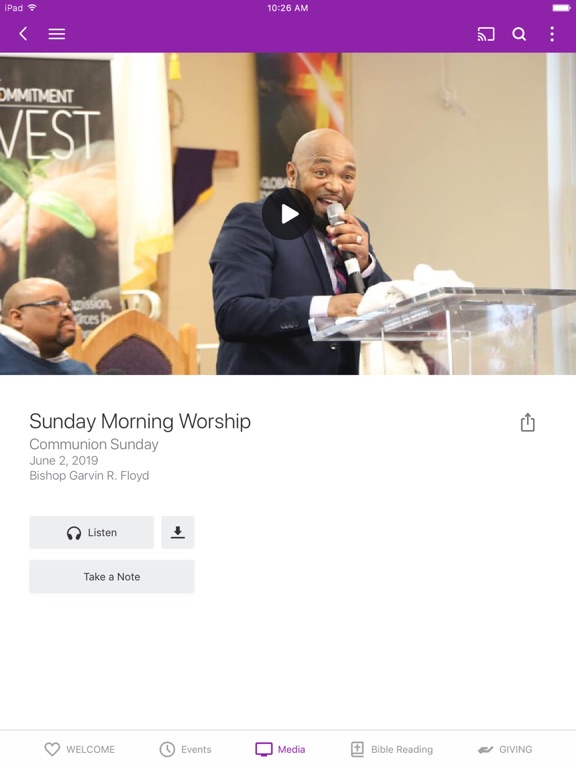Fellowship Of Love COG iPad screenshot 3 - Education app