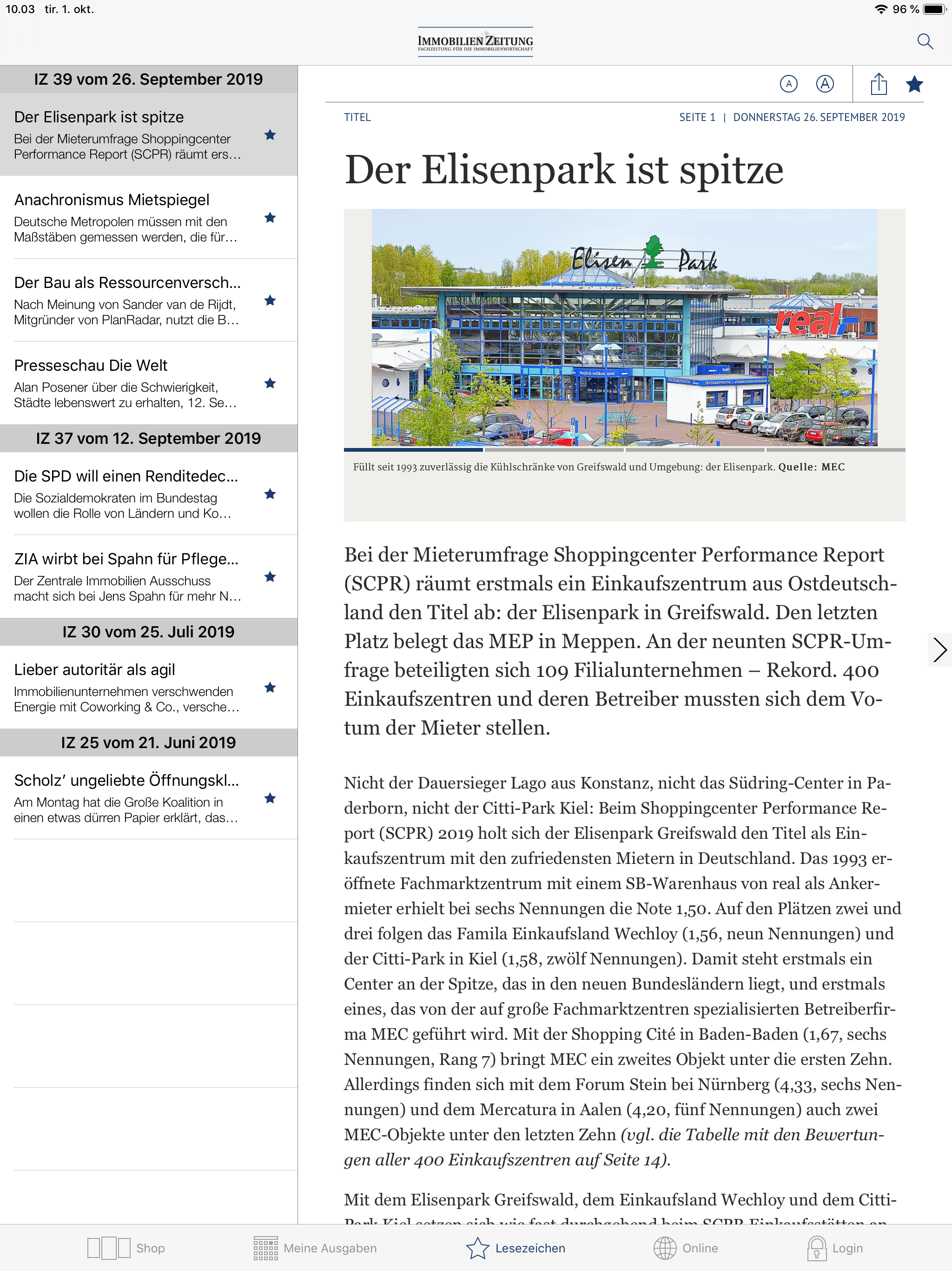 IZ – Immobilien Zeitung