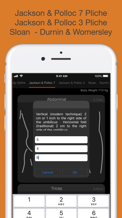 Girths & caliper screenshot-7