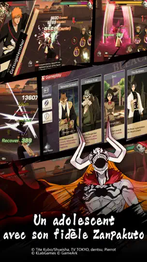 Capture d'écran de BLEACH Mobile 3D sur iPhone 3
