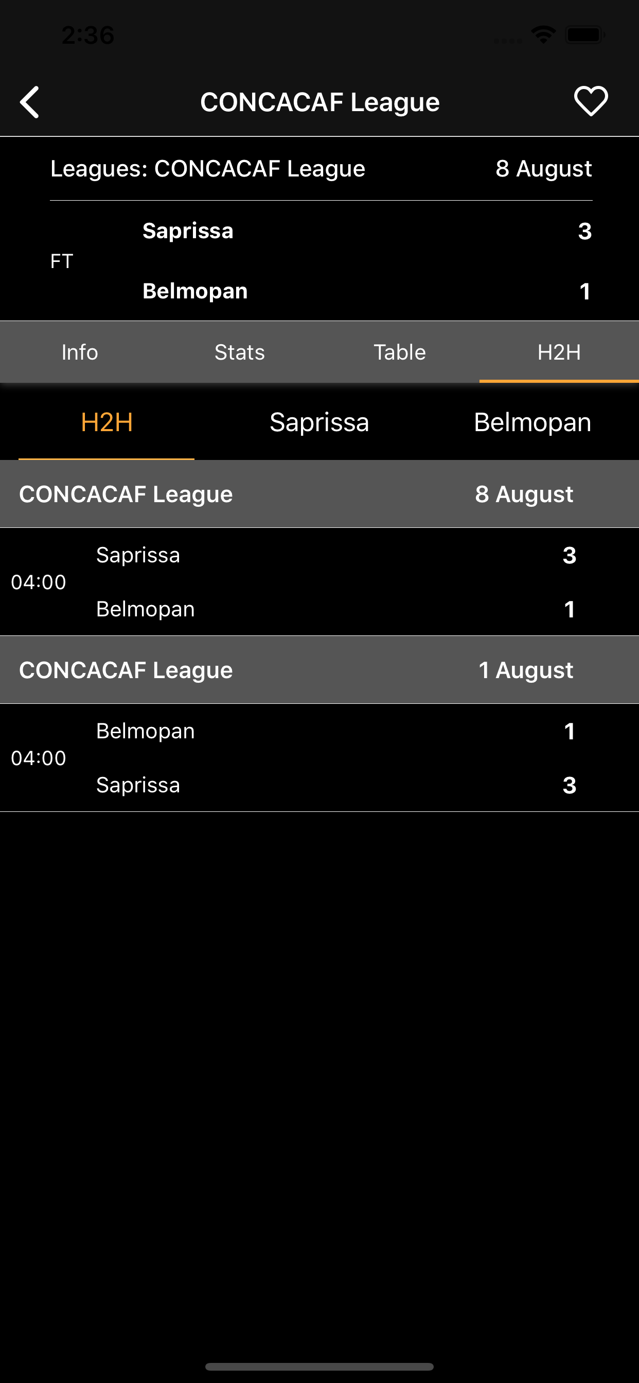 LiveSoccer screenshot 6
