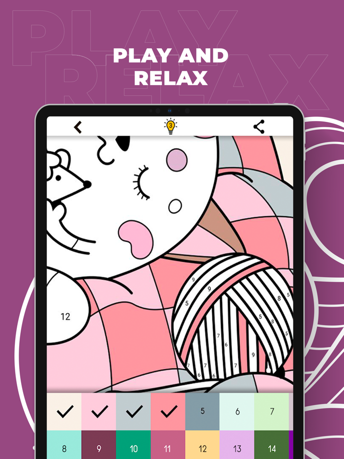 Juicy Paint color by number