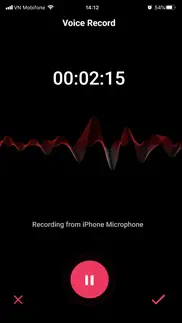 voice recorder plus app iphone screenshot 2