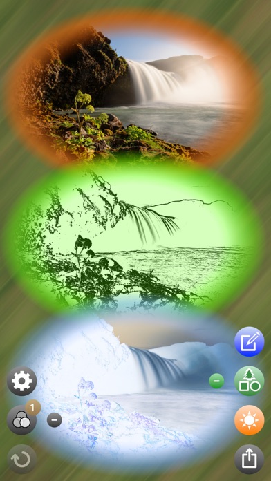 TreeKu: Collage Art Greetings iPhone screenshot 2 - Entertainment app