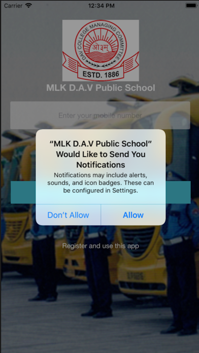 Screenshot #1 pour MLK D.A.V School