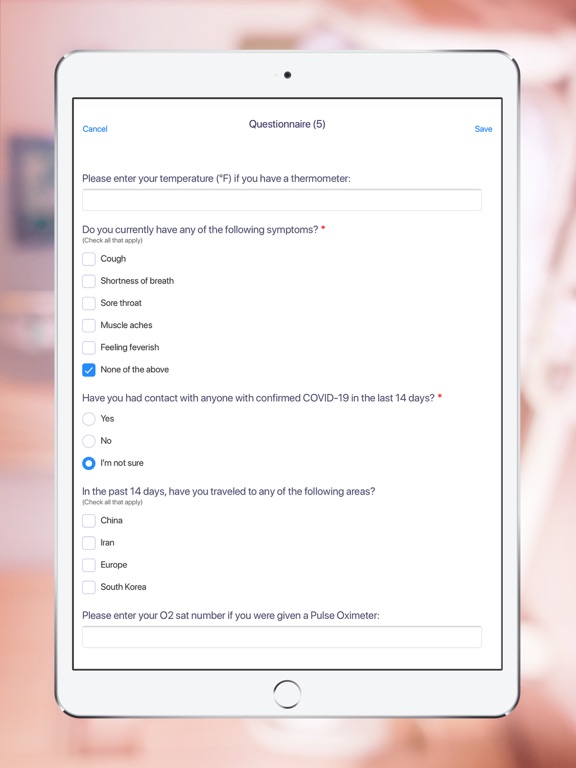 Corona-Care iPad screenshot 4 - Medical app