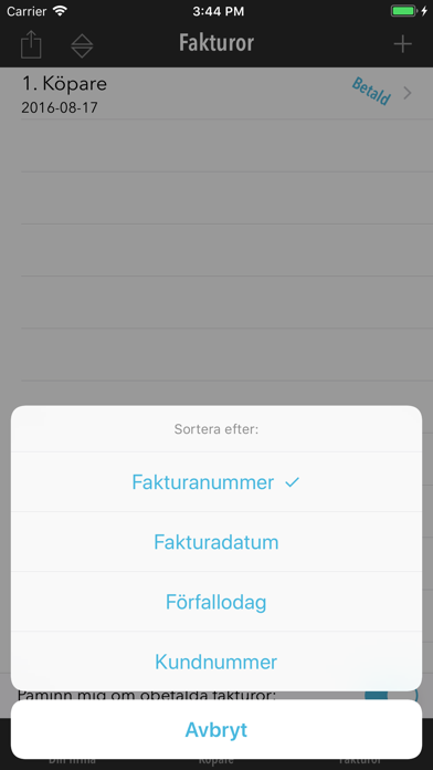 How to cancel & delete FakturaMallen from iphone & ipad 4
