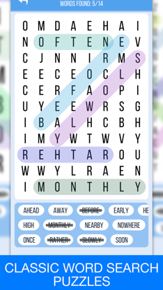 Word Search Puzzles Collection screenshot 1