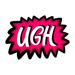 UGH Lettering Stickers app icon