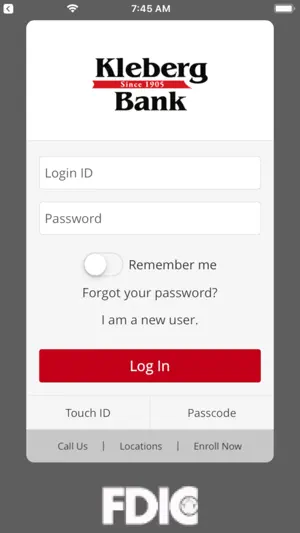 Kleberg Bank Mobile screenshot 1