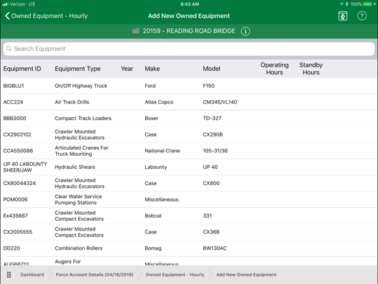 PennDOT - MCFA iPad screenshot