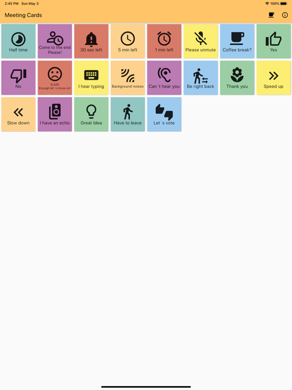 Screenshot #4 pour Meeting Cards