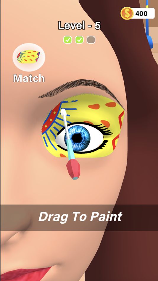 #1. EyeLid Art 3D (iOS) 由: Taninty Game Studio