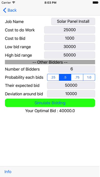 Screenshot #2 pour Bidding Jobs