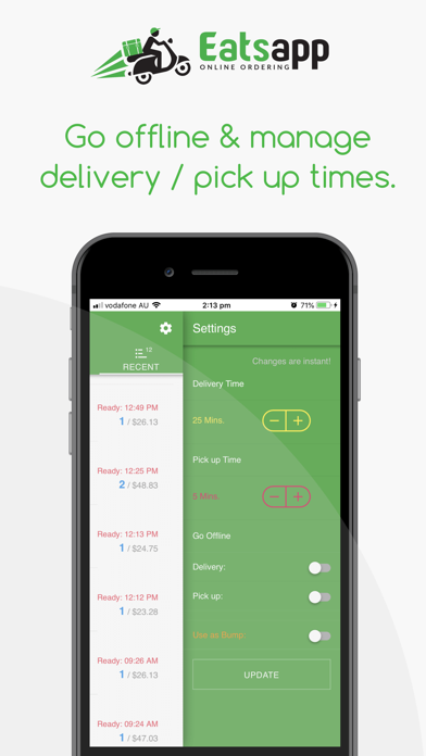 Eatsapp Store Screenshot