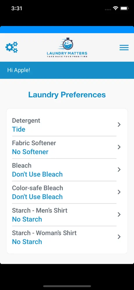 Laundry Matters