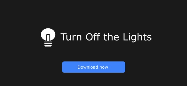 Lights Turn Off When Not In Use