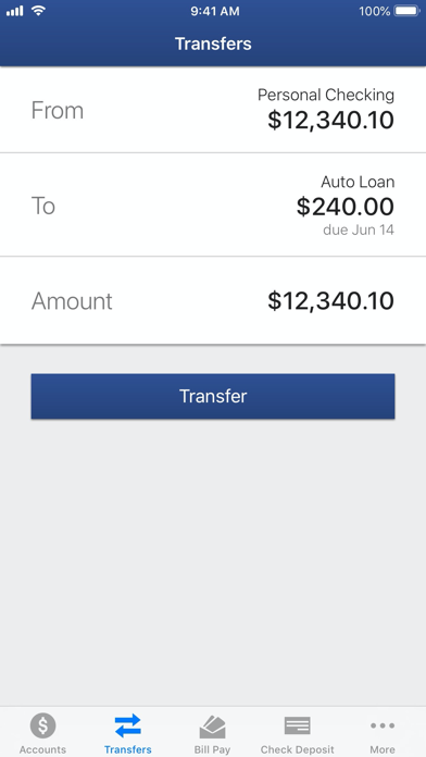 Dort Financial Mobile Banking Screenshot