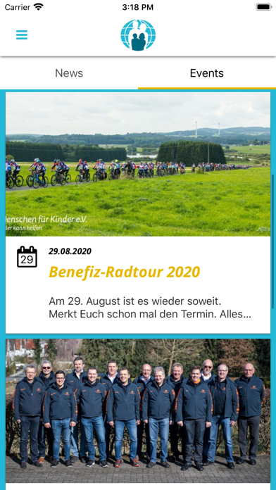 Menschen für Kinder e.V. Screenshot