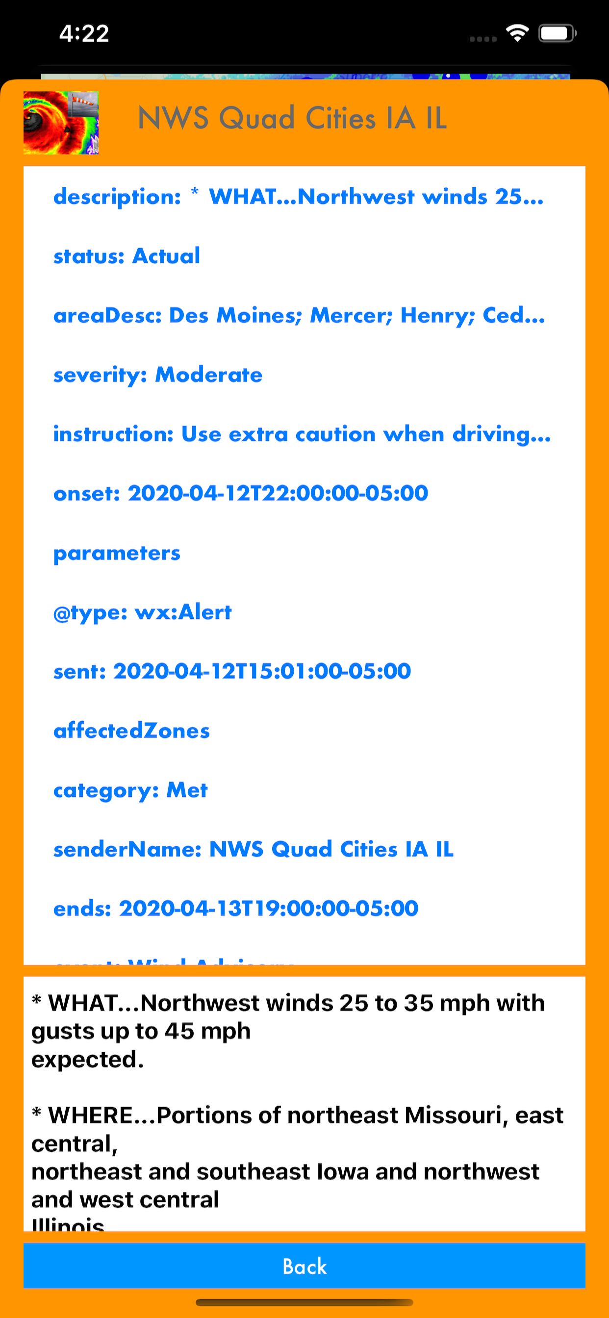 Instant NOAA Alerts 3D Lite