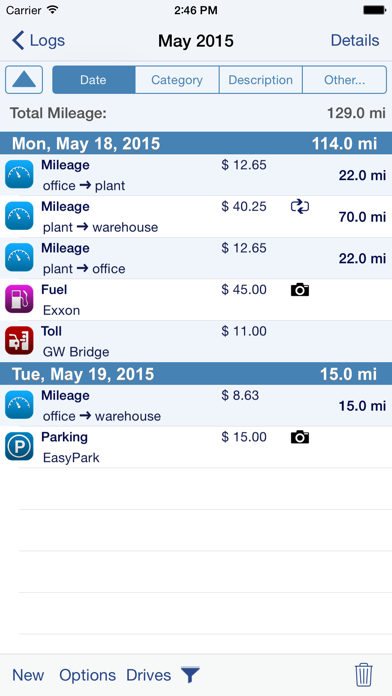 Screenshot #1 pour MileTracker