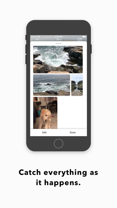 Moments - Never Miss a Moment iPhone screenshot 2 - Photo & Video app
