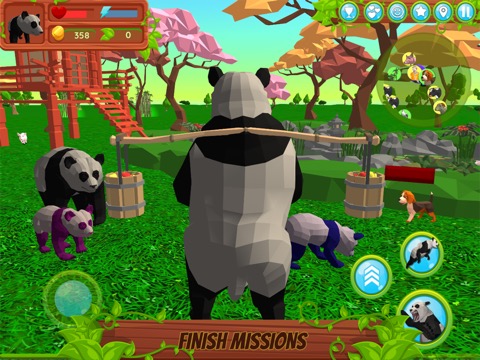 Panda Simulator: Animal Gameのおすすめ画像2
