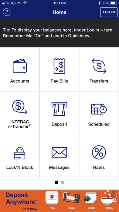 Reddy Kilowatt Credit Union Screenshot