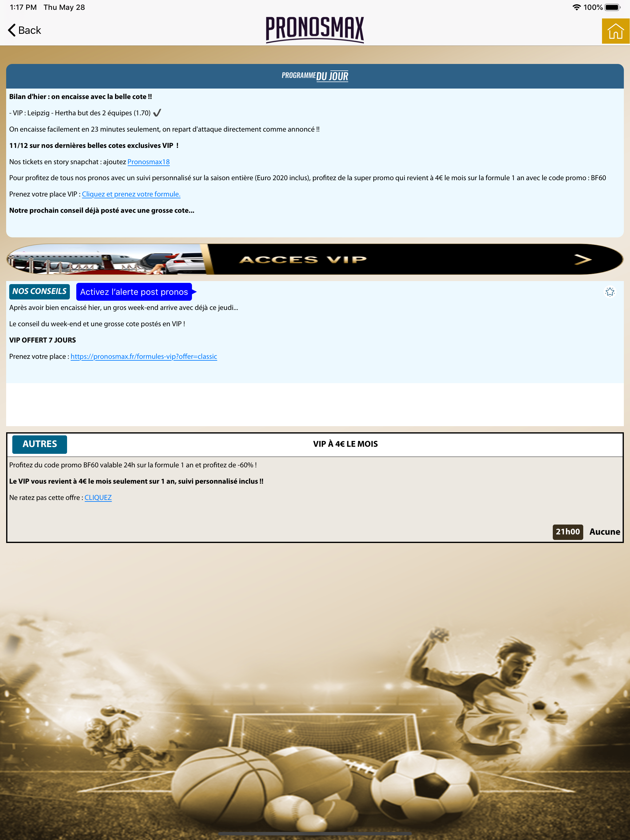 Pronosmax screenshot 8