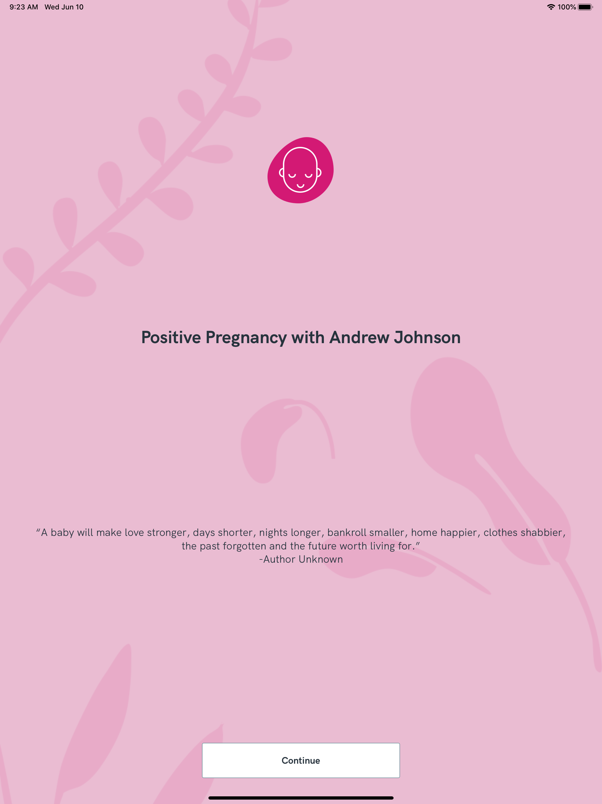 Positive Pregnancy with AJ