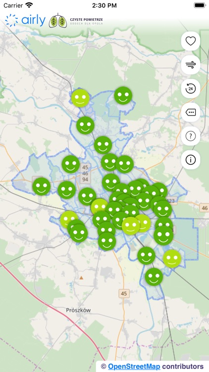 Powietrze w Opolu