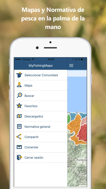 MyFishingMaps - mapas de pesca screenshot 1 of 5