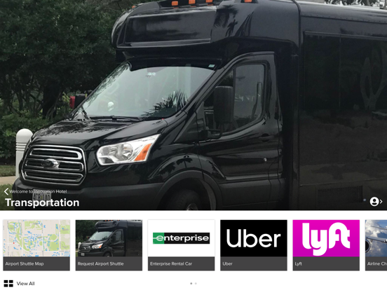 Innovation Hotel iPad screenshot 4 - Travel app