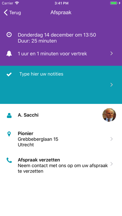 AfsprakenApp Screenshot