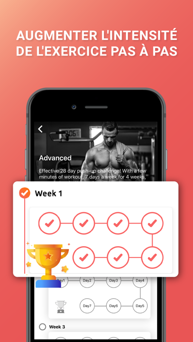 Screenshot #3 pour Push Up Challenge - Push Ups