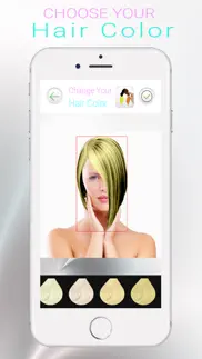 change your hair color iphone screenshot 3
