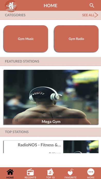 Screenshot #1 pour Gym Radio - Workout Music
