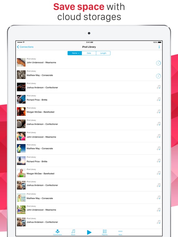 Music Pocket - Listen Offline iPad screenshot 4 - Health & Fitness app