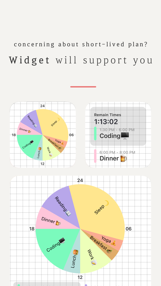 #3. DayDay - Circular Timetable (iOS) 由: JiHoon Lee