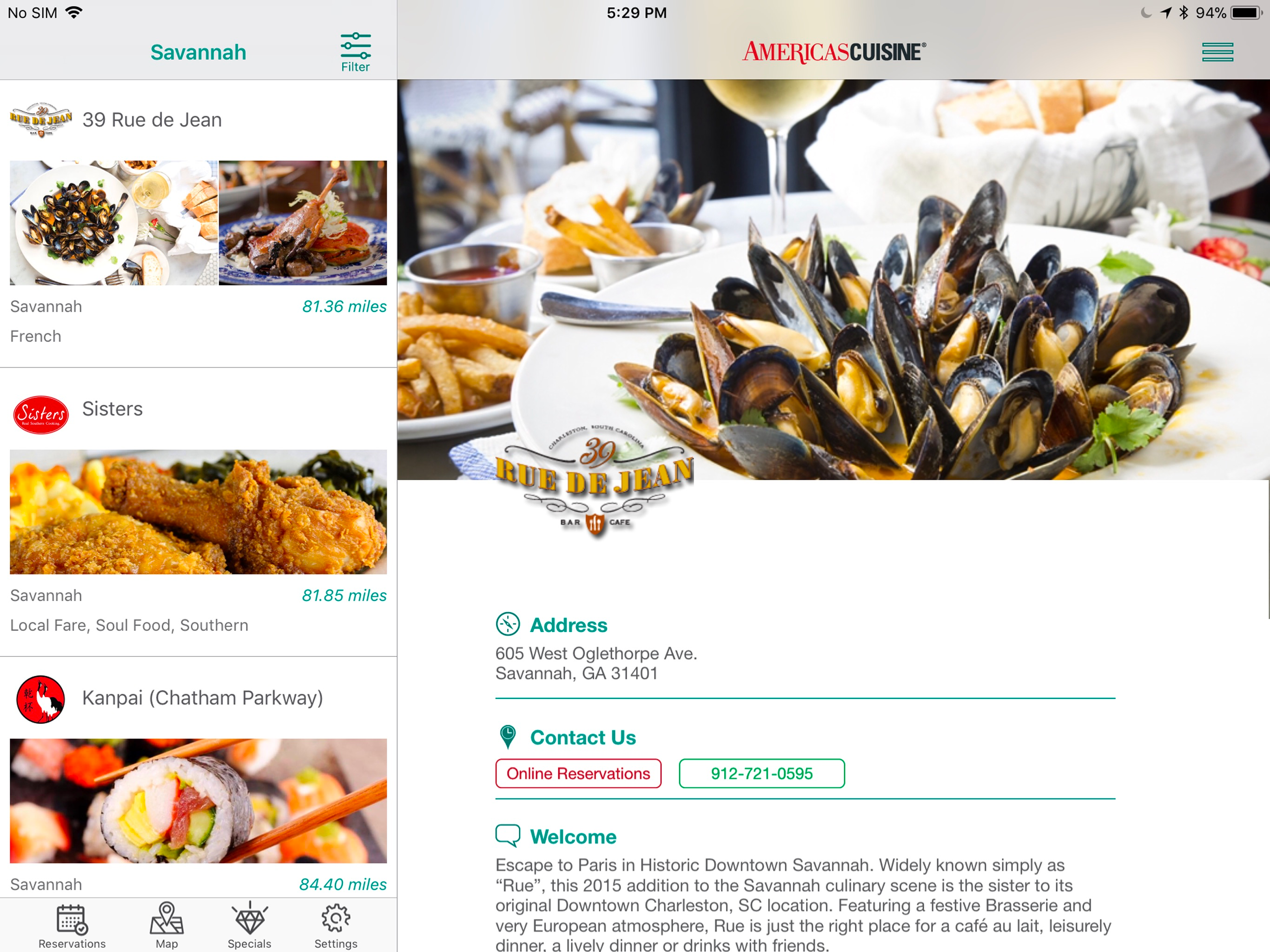 Savannah Dining screenshot 7
