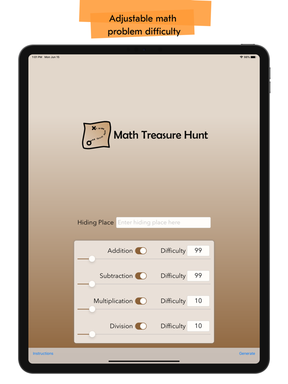 Screenshot #4 pour Math Treasure Hunt