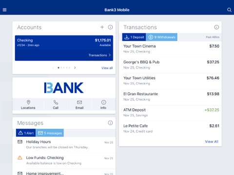 Bank3 Mobile screenshot 2