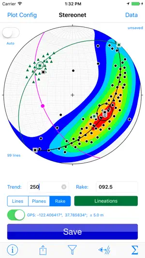 Stereonet Mobile screenshot 1