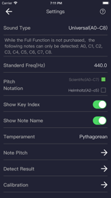 Music Pitch Detector screenshot